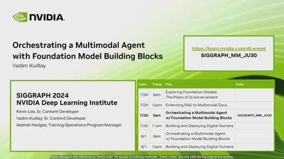 Orchestrating a Multimodal Agent With Foundation Model Building Blocks