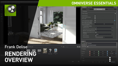 Omniverse Create Rendering Overview