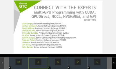 Multi-GPU Programming with CUDA, GPUDirect, NCCL, NVSHMEM, and MPI
