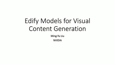 Edify Models for Visual Content Generation