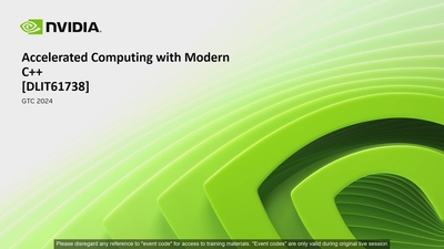Accelerated Computing with Modern C++