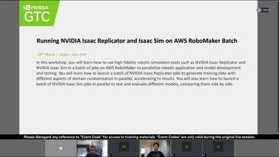 Scaling Robotic Simulation in the Cloud with NVIDIA Isaac Sim and AWS Robomaker
