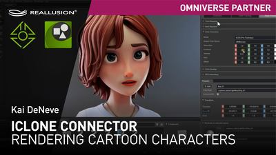 Reallusion iClone: Importing and rendering cartoon characters in Omniverse