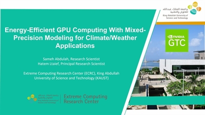 Energy-Efficient GPU Computing With Mixed-Precision Modeling for Climate/Weather Applications