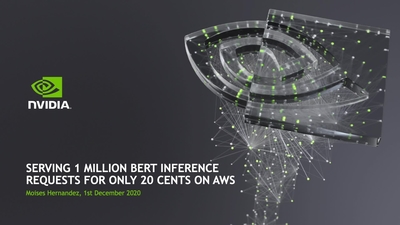 Serving 1 Million BERT Inference Requests for only 20 cents on AWS Cloud