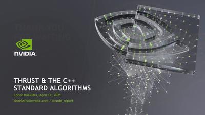 Thrust and the C++ Standard Algorithms