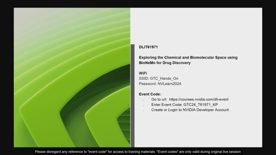 Exploring the Chemical and Biomolecular Space using BioNeMo for Drug Discovery