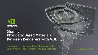 Sharing Physically Based Materials Between Renderers with MDL