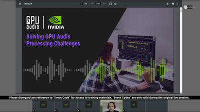 Solving GPU Audio Processing Challenges: Parallelizing DSP Algorithms and Executing for Real-Time
and Offline Rendering