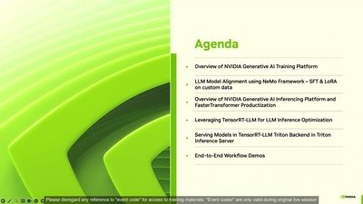 Accelerated LLM Model Alignment and Deployment in NeMo, TensorRT-LLM, and Triton Inference Server