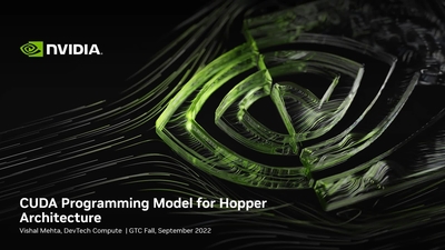 CUDA Programming Model for Hopper Architecture