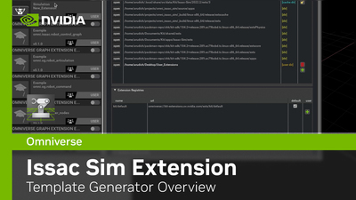 Isaac Sim Omniverse Extension Template Generator Overview