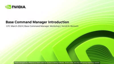Managing On-Premises AI Clusters with Base Command Manager