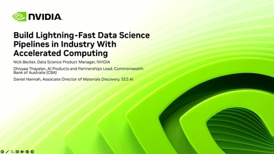 Build Lightning-Fast Data Science Pipelines in Industry With Accelerated Computing