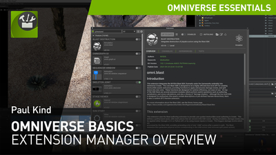 Omniverse Kit Extension Manager