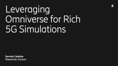 Leveraging Omniverse for Rich 5G Simulations