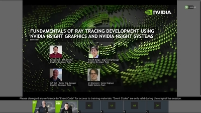 Ray-Tracing Development using NVIDIA Nsight Graphics and NVIDIA Nsight Systems