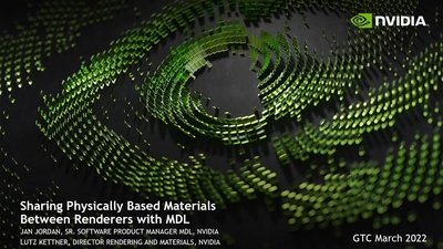 Sharing Physically Based Materials Between Renderers with MDL 
