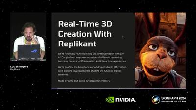 Animate and Interact: Real-Time 3D Creation With Replikant