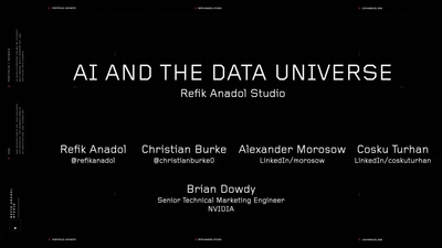 AI and the Data Universe: Refik Anadol’s Artwork for Global Impact