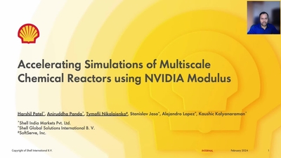 Accelerating Simulations of Multiscale Chemical Reactors using NVIDIA PhysicsNeMo