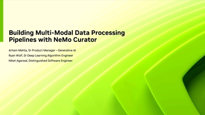Scalable, Configurable Multi-Modal Data Processing Pipelines to Enhance Gen AI Accuracy