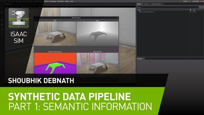 Isaac Sim - Synthetic Data Pipeline Part 1: Semantic Information