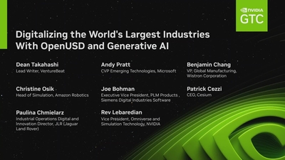 Digitalizing the World's Largest Industries With OpenUSD and Generative AI