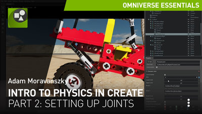 Omniverse Create - Intro to Physics Part 2: Setting up joints