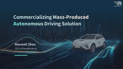 Commercializing Mass-Produced Autonomous Driving Solutions