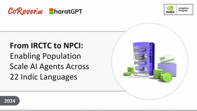 From IRCTC to NPCI: Enabling Population Scale AI Agents Across 22 Indic Languages