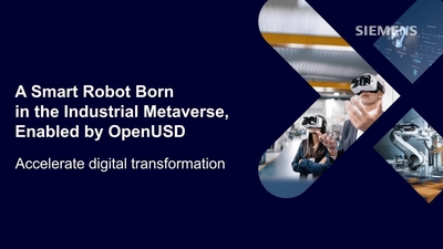 A Smart Robot Born in the Industrial Metaverse, Enabled by OpenUSD