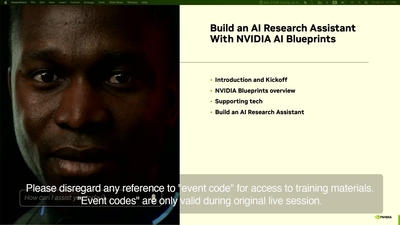 Build an AI Research Assistant With NVIDIA AI Blueprints