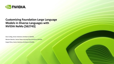 Customizing Foundation Large Language Models in Diverse Languages With NVIDIA NeMo