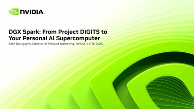 DGX Spark: Your Personal AI Supercomputer