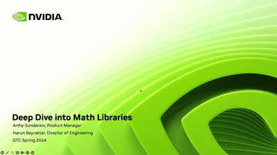 Deep Dive into Math Libraries