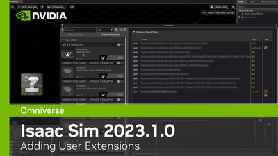 Adding User Extensions to Isaac Sim