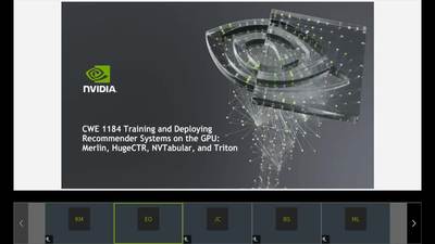 Training and Deploying Recommender Systems on the GPU: Merlin, HugeCTR, NVTabular, and Triton