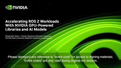 Accelerating ROS 2 Workloads With NVIDIA GPU-Powered Libraries and AI Models