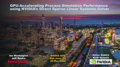 GPU-Accelerating Process Simulation Performance using NVIDIA’s cuDSS Sparse Linear Systems Solver
