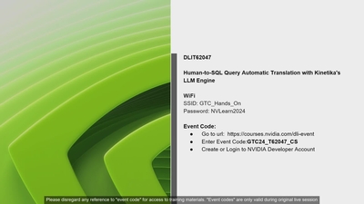 Human-to-SQL Query Automatic Translation with Kinetica's LLM Engine