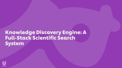 Knowledge Discovery Engine: A Full-Stack Scientific Search System