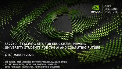 Teaching Kits for Educators: Priming University Students for the AI and Accelerated Computing Future