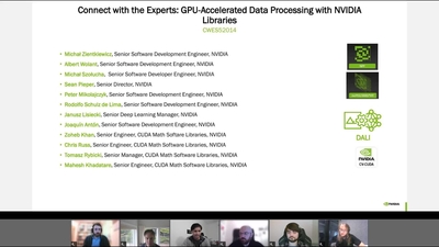 Connect with the Experts: GPU-Accelerated Data Processing with NVIDIA Libraries