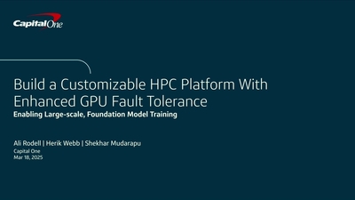 Build a Customizable HPC Platform With Enhanced GPU Fault Tolerance
