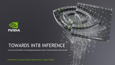 Toward INT8 Inference: An End-to-End Workflow for Deploying Quantization-Aware Trained Networks Using TensorRT 