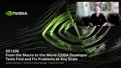 From the Macro to the Micro: CUDA Developer Tools Find and Fix Problems at Any Scale