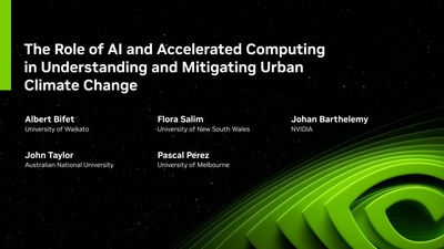 The Role of AI and Accelerated Computing in Understanding and Mitigating Urban Climate Change