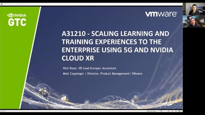 Scaling Learning and Training Experiences to the Enterprise Using 5G and NVIDIA Cloud XR