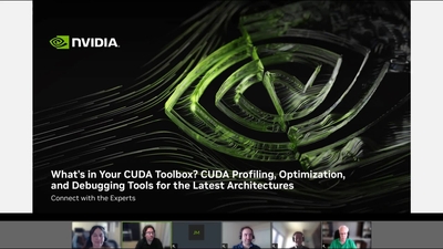 Connect with the Experts: What's in Your CUDA Toolbox? CUDA Profiling, Optimization, and Debugging Tools for the Latest Architectures